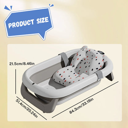 Baby Bath Tub with Bath Cushion