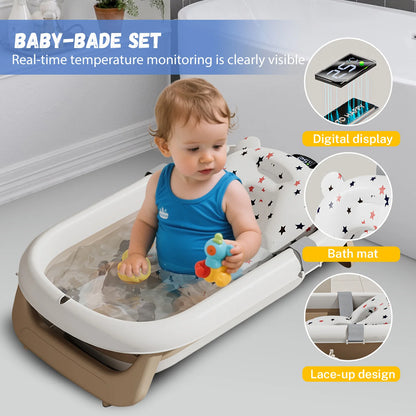 Baby Bath Tub with Bath Cushion