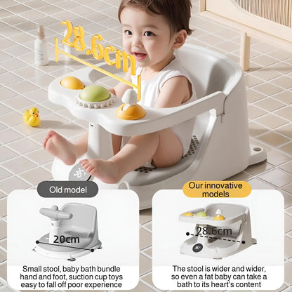 Non-Slip Toddler Bath Seat for Baby